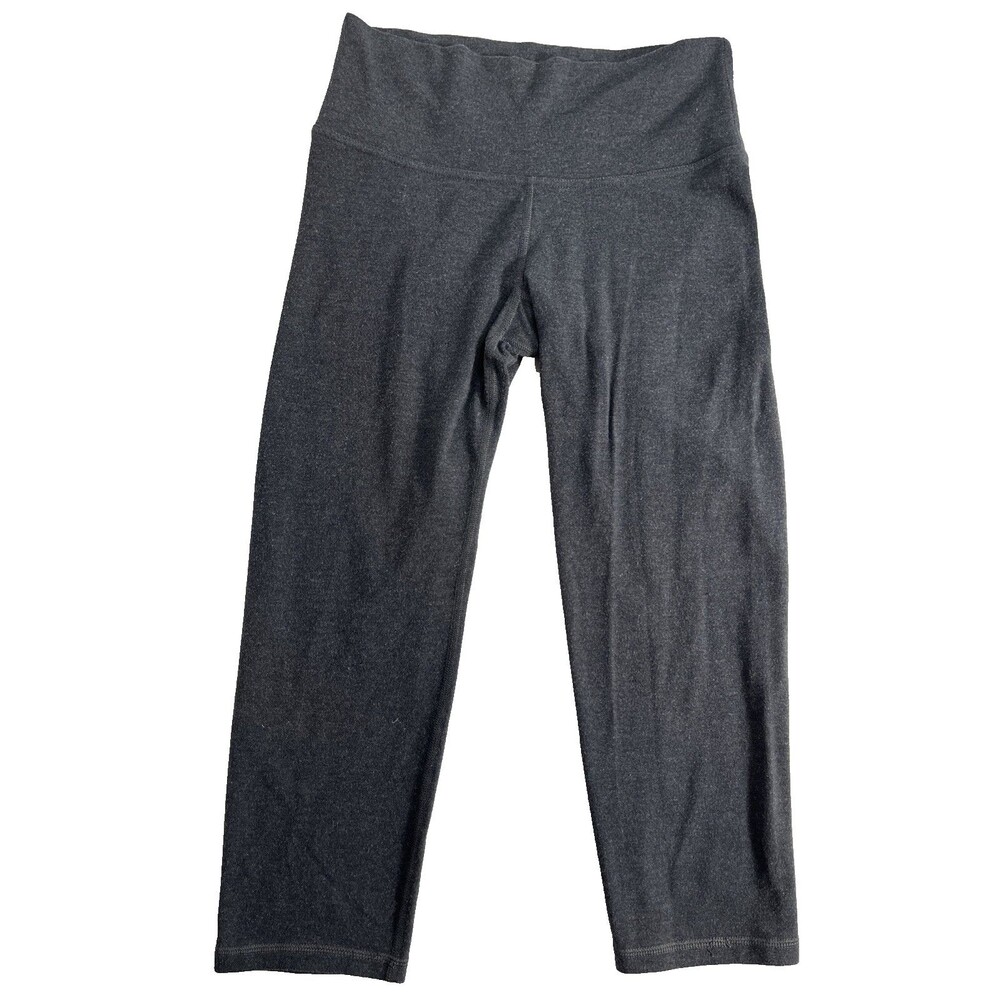 Old Navy Active Leggings Women Medium Dark Grey 21.5" Inseam Stretchy